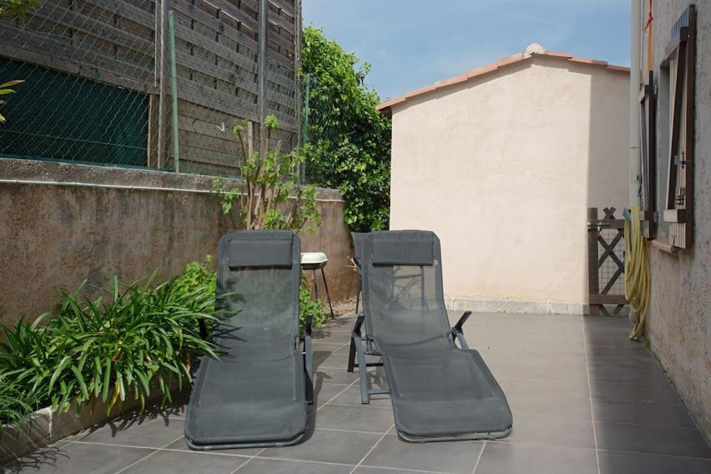 Appartement En Rez De Jardin Et Terrasse Ds Villa Hyères Екстериор снимка